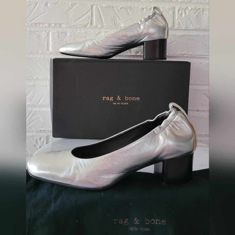 Rag & Bone silver shoes size 38